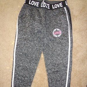 Black & Grey 'Love' Sweat Pants by New Look, sizeL